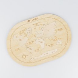 Макет "Карта мира прищепка головоломка игрушка" 0