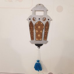 Макет "Настенный декор в виде фонаря Рамадана" 1