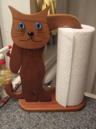 Макет "Держатель бумажных полотенец в форме кошки держатель кухонных салфеток держатель бытовой руло 0