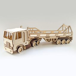 Макет "Деревянный тракторный прицеп грузовик" 0