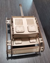 Макет "Модель танка держатель для пива" 2