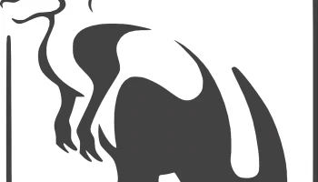 Макет "Логотип кенгуру"