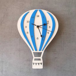 Макет "Воздушный шар настенные часы детская комната декор стены" 0