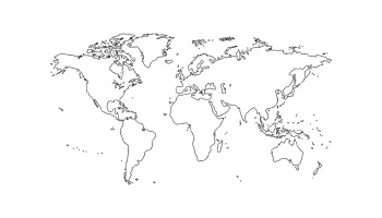 Макет "Карта мира" #5804544894