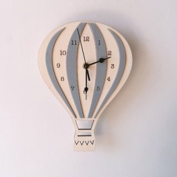 Макет "Воздушный шар настенные часы детская комната декор стены" 3