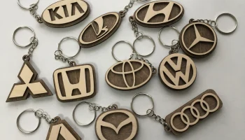 Брелоки с логотипом автомобиля деревянные брелоки для ключей