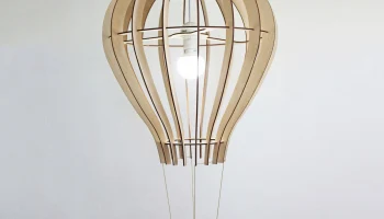 Макет "Светильник в форме воздушного шара"