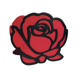 Макет "Коробка в форме розы подарки на день святого валентина коробка для цветов валентина" 1