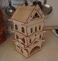 Макет "Декоративная пагода чайный домик" 0