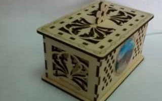 Декоративная фанерная коробка