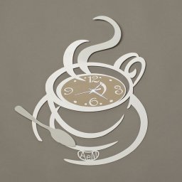 Макет "Кофейные настенные часы" 1