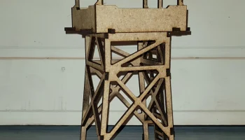 Макет "Деревянная сторожевая башня 3d модель"