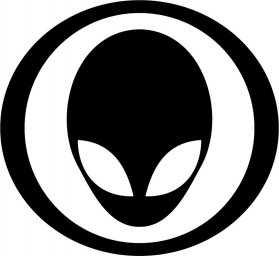 Макет "Инопланетный логотип вектор" 0