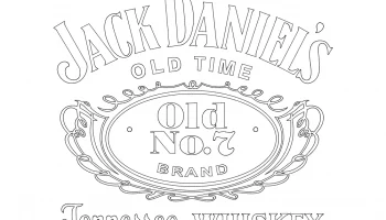 Layout "Jack daniel Whiskey Emblem #6757888171