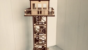 Макет "Военная наблюдательная башня 3d деревянная модель"