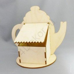 Макет "Коробка для чая в форме чайника" 0