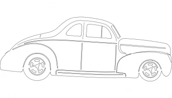Layout of the "40 Ford Coupe" #4574996752