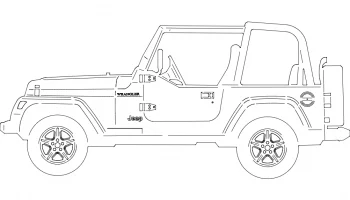 The layout of the "Side of the jeep" #8161990298