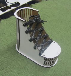 Макет "Форма обуви пенал для карандашей коробка для карандашей Карандашница" 0