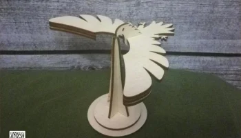 Макет "Шаблон балансирующей птицы"