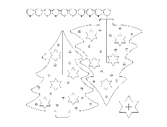 Макет "Weihnachtsbaum (рождественская елка)" 0