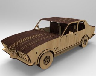 Деревянный набор для моделирования автомобиля holden lj torana 0