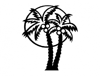 Макет "пальмовое дерево" #8444495897 0