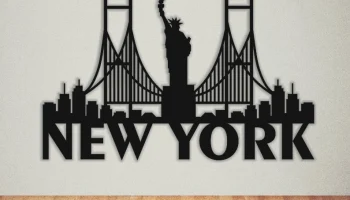 Макет "Настенное искусство Нью-Йорка"