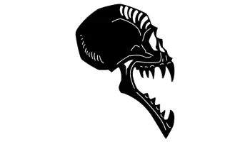 Mock-up "Skull side view" #1251623522