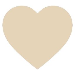 Макет "Сердце вырезанное деревянная форма валентинка день ремесло" 0