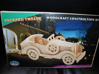 Макет "Packard двенадцать автомобиль модель 3d деревянный пазл дети игрушки подарки" 1