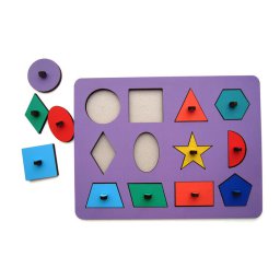 Макет "Деревянная игрушка-головоломка на прищепках для детей Монтессори" 1