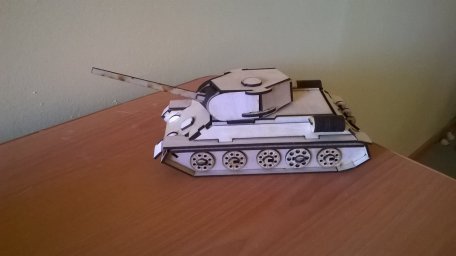 Макет "Танк т-34 3 мм" 0