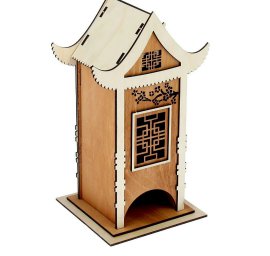 Mock-up "Tea storage box in a tea house" #8459926502 0