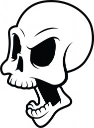 Макет "Die epic skull grande" 0