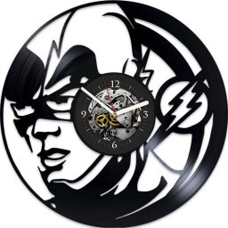 Макет "Настенные часы с виниловой пластинкой Капитан Америка" 1