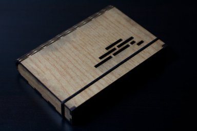 Макет "Деревянная коробка для флекса с живым шарниром" 0