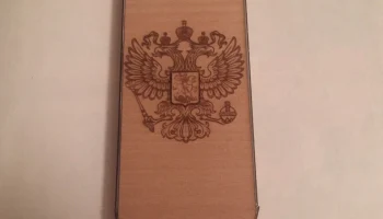 Макет "Iphone 5 деревянный чехол"