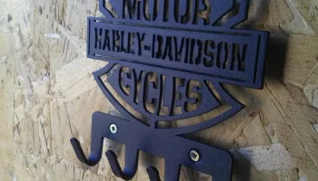 Макет "Плазменная резка вешалки Harley-Davidson"