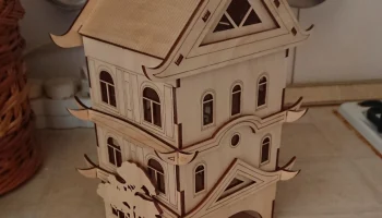 Макет "Декоративная пагода чайный домик"