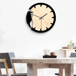 Макет "Настенные часы в стиле дятла современный дизайн декоративные часы" 2