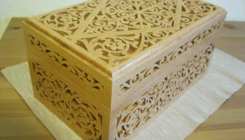 Макет "Декоративная деревянная коробка 6 мм"