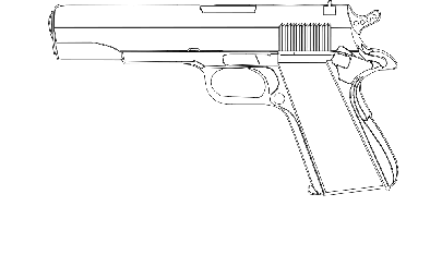 Макет "пистолет M1911" 0