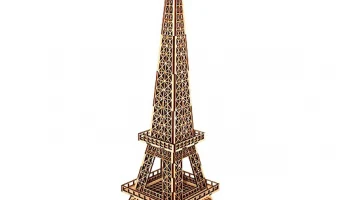 Набор деревянных 3d моделей Эйфелевой башни