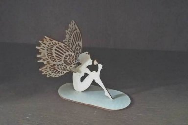 Макет "Ангел фея на подставке украшение" 0