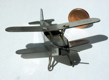 Макет "Деревянный самолет игрушечный набор" 0