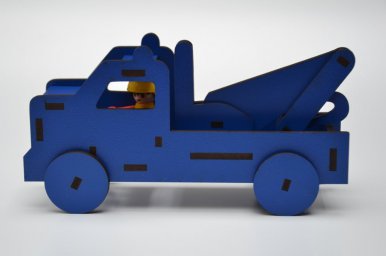 Макет "Playmobil эвакуатор игрушка для детей 4 мм мдф svg файл" 2