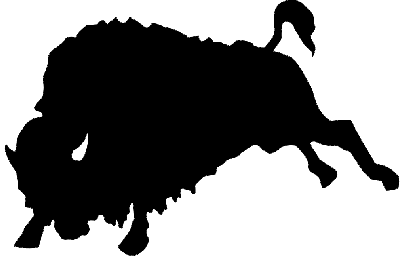 Layout "Silhouette of a bull" #775402439 0