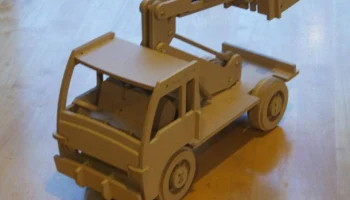 Макет "Деревянный вишневый пикап грузовик детская игрушка грузовик установленный воздушная ра"