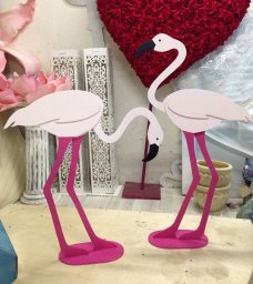 Макет "Фламинго декор комнаты многослойное украшение" 0
